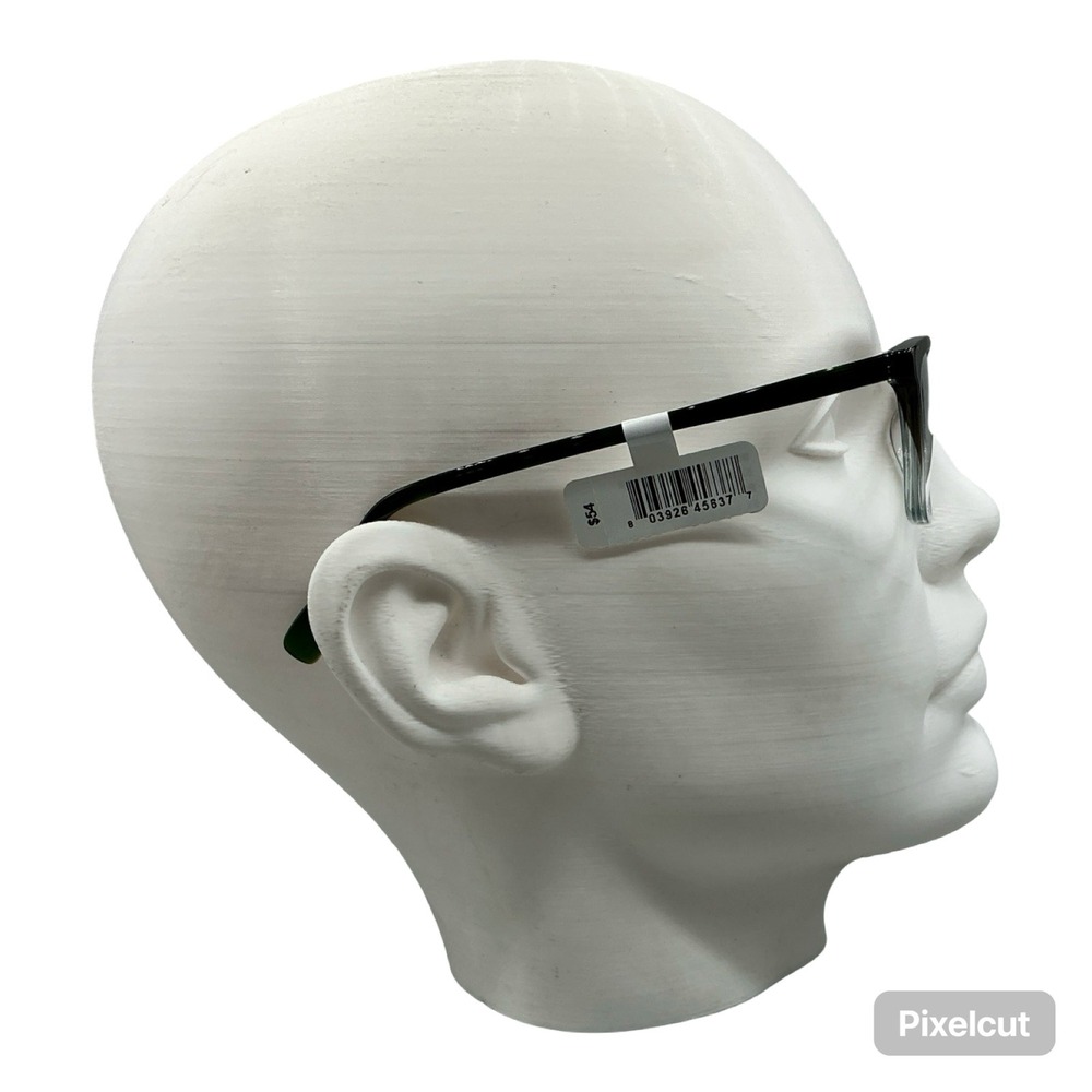 America Benson 120 Eyeglass Frames Black Clear Gradient 54-19-145 Square - Picture 3 of 5